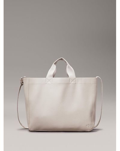 Calvin Klein Slim Tote Bag - Grey