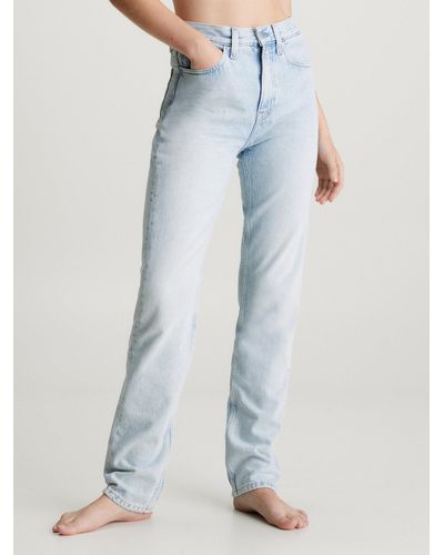 Calvin Klein Jean slim droit authentique - Bleu