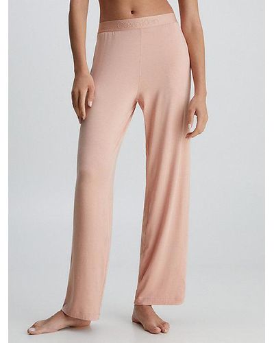 Calvin Klein Pyjamabroek Van Zacht Modal - Intrinsic - Roze