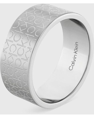 Calvin Klein Ring - Iconic For Him - Grey