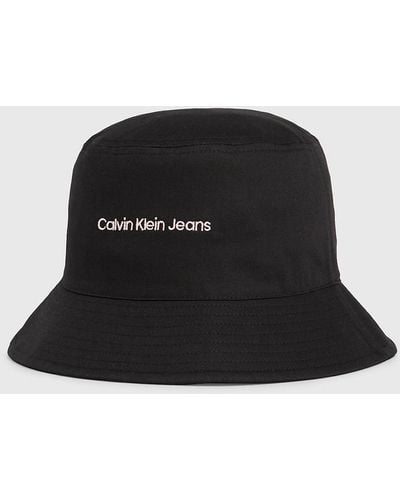 Calvin Klein Twill Bucket Hat - Black