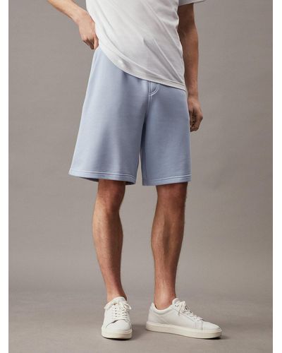Calvin Klein Modal Terry Jogger Shorts - Grey
