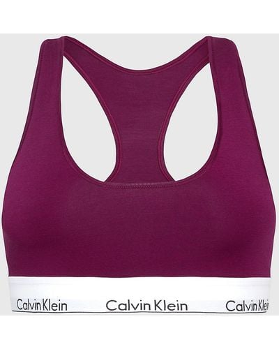 Calvin Klein Bralette - Modern Cotton - Purple