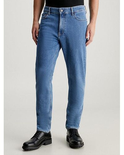 Calvin Klein Tapered Jeans - Blauw