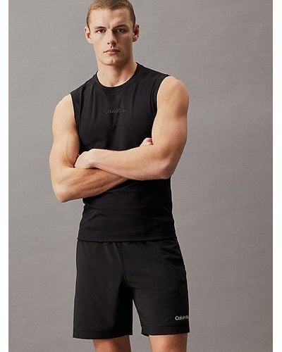 Calvin Klein Camiseta de tirantes para el gimnasio - Negro