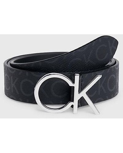 Calvin Klein Cinturón con logo - Azul