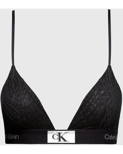 Calvin Klein Soutien-gorge triangle en dentelle - CK96 - Noir