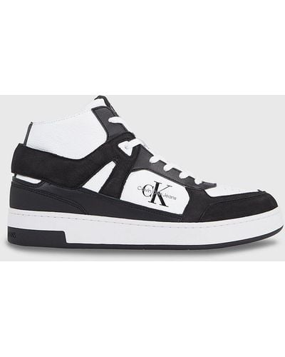 Calvin Klein Leather High-top Trainers - White