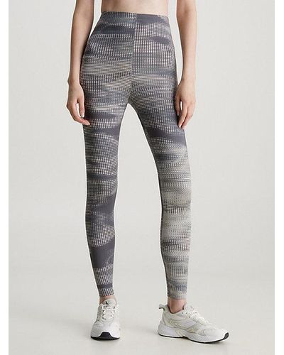 Calvin Klein Leggins deportivos con bolsillo - Gris