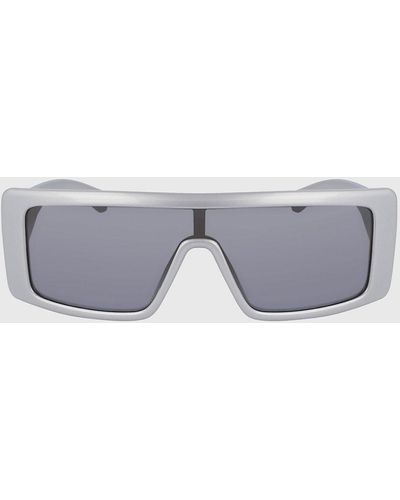 Calvin Klein Shield Sunglasses Ckj23655s - Grey
