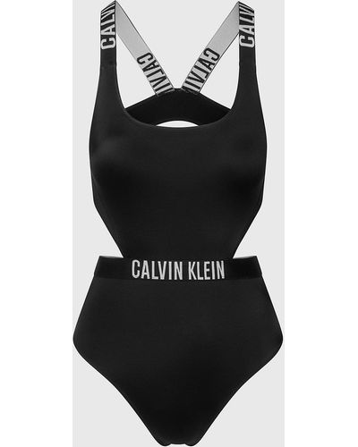 Calvin Klein Maillot de bain ajouré - Intense Power - Noir