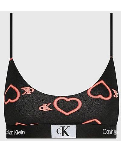 Calvin Klein Bralette Met Spaghettibandjes - Ck96 - Grijs