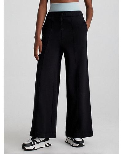 Calvin Klein Pantalón holgado de pierna ancha - Negro