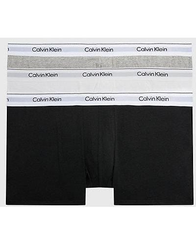 Calvin Klein 3er-Pack Shorts in großen Größen - Modern Cotton - Weiß