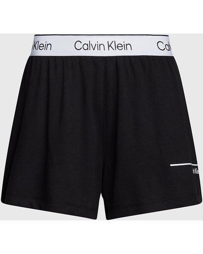 Calvin Klein Short de plage relaxed en tissu éponge - CK Meta Legacy - Noir