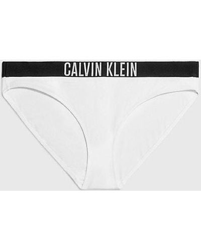 Calvin Klein Parte de abajo de bikini clásica - Intense Power - Blanco