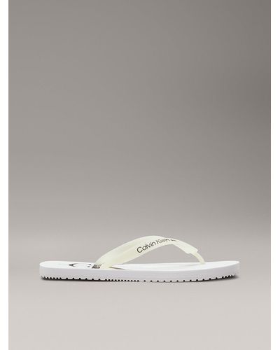 Calvin Klein Flip Flops - Grey