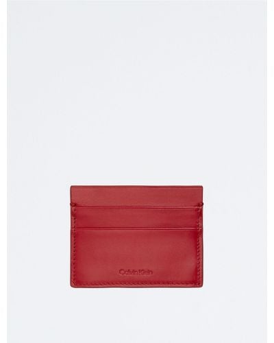 Calvin Klein Elemental Card Case - Red