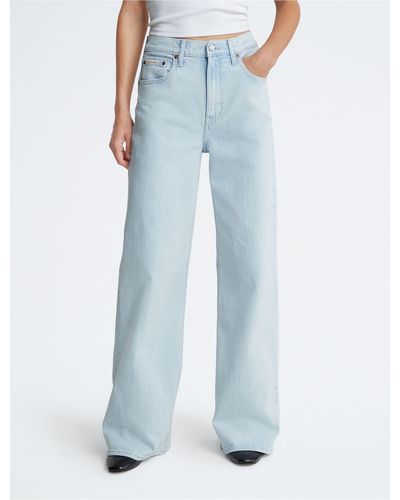 Calvin Klein Wide-leg jeans for Women | Online Sale up to 60% off | Lyst