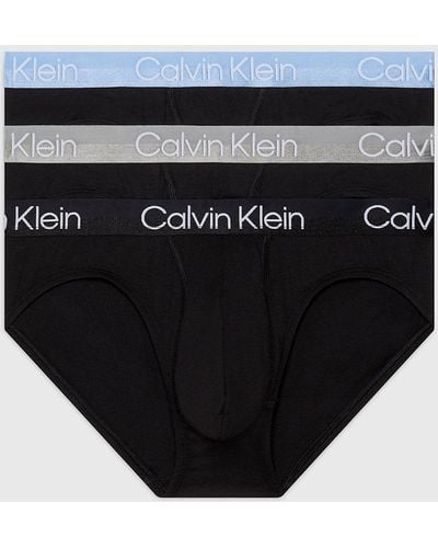Calvin Klein Lot de 3 slips - Modern Structure - Noir