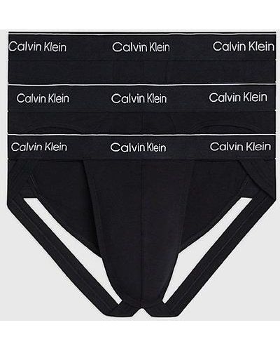 Calvin Klein Pack de 3 bóxeres, slips y suspensorios - Pride - Blanco