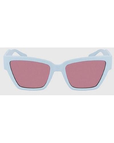 Calvin Klein Gafas de sol ojo de gato CKJ23624S - Morado