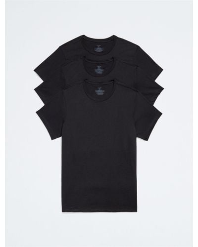 Calvin Klein Cotton Classics 3-pack Crewneck T-shirt - Black