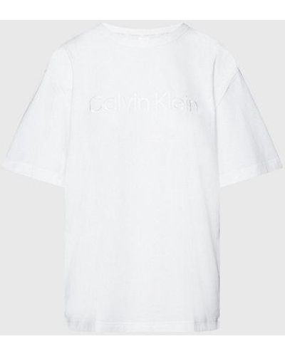 Calvin Klein Pyjama Met Short - Pure Cotton - Wit
