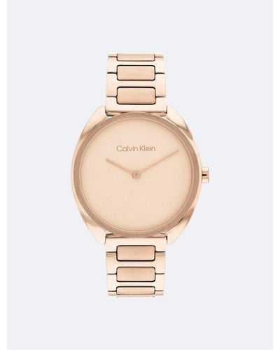 Calvin Klein Minimalist H-link Bracelet Watch - White
