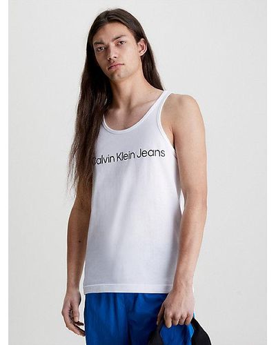 Camisetas de tirantes Calvin Klein de hombre | Rebajas en línea, hasta el  50 % de descuento | Lyst
