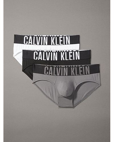 Calvin Klein 3er-Pack Slips - Intense Power - Schwarz