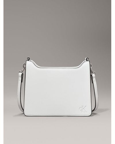 Calvin Klein Square Shoulder Bag - White
