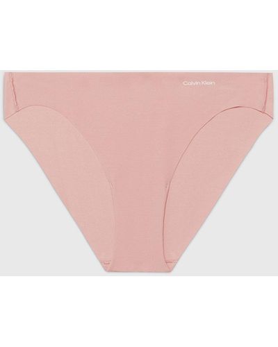 Calvin Klein Bikini Briefs - Invisibles Cotton - Pink