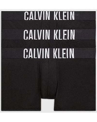 Calvin Klein 3er-Pack Shorts in großen Größen - Intense Power - Schwarz