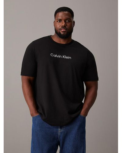 Calvin Klein Plus Size Logo T-shirt - Black
