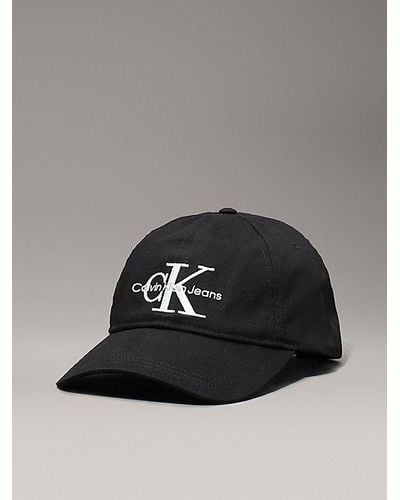 Calvin Klein Organic Cotton Cap - - Black - Men - One Size - Zwart