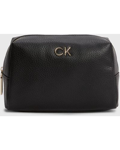 Calvin Klein Recycled Makeup Bag - Black