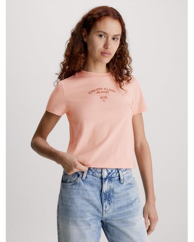 Online Calvin Women Klein UK | for up Lyst Sale | 53% to T-shirts off