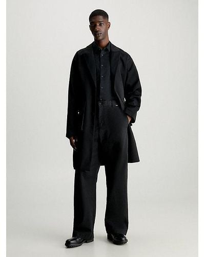 Calvin Klein Abrigo técnico reforzado - Negro