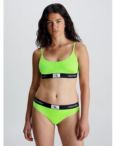 Calvin Klein Juego de corpiño y tanga - CK96 - Verde