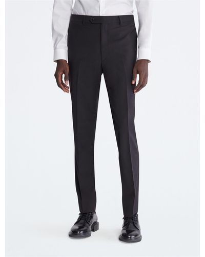 Calvin Klein Skinny Fit Black Suit Pants