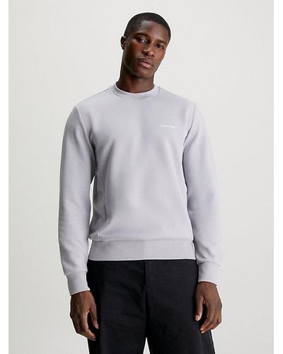 Calvin Klein Katoenen Sweatshirt - Grijs
