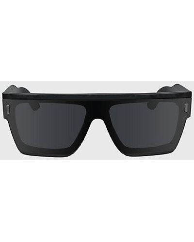 Calvin Klein Vierkante Zonnebril Ck24502s - Zwart