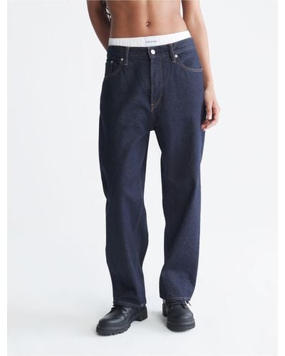Calvin Klein Standards Twisted Seam Raw Selvedge Jeans - Blue