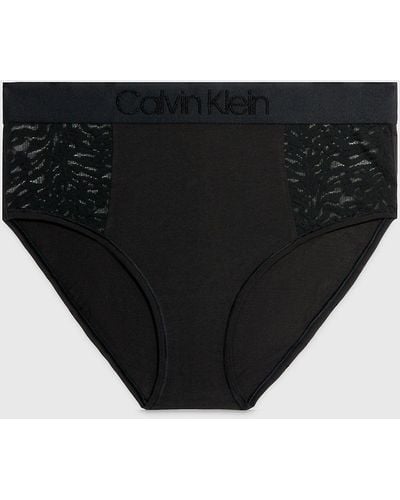 Calvin Klein Culotte taille haute - Noir