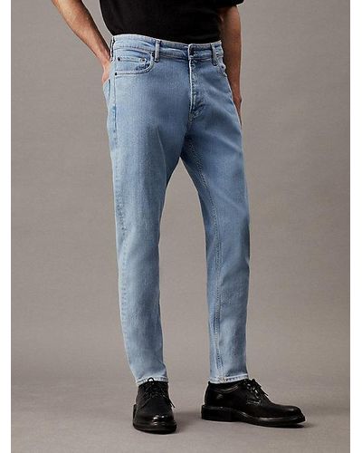 Calvin Klein Tapered Coolmax Jeans - Blau