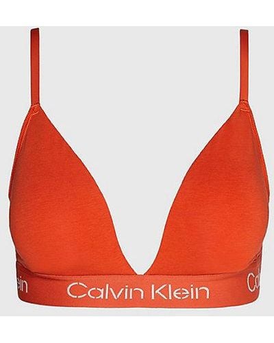 Calvin Klein Sujetador de triángulo - Modern Cotton - Rojo