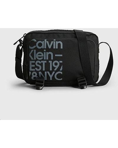 Calvin Klein Bandolera reciclada - Negro