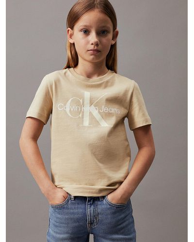 Calvin Klein T-shirt avec logo pour enfant - Multicolore
