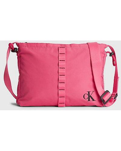 Calvin Klein Gerecyclede Twill Crossover - Roze